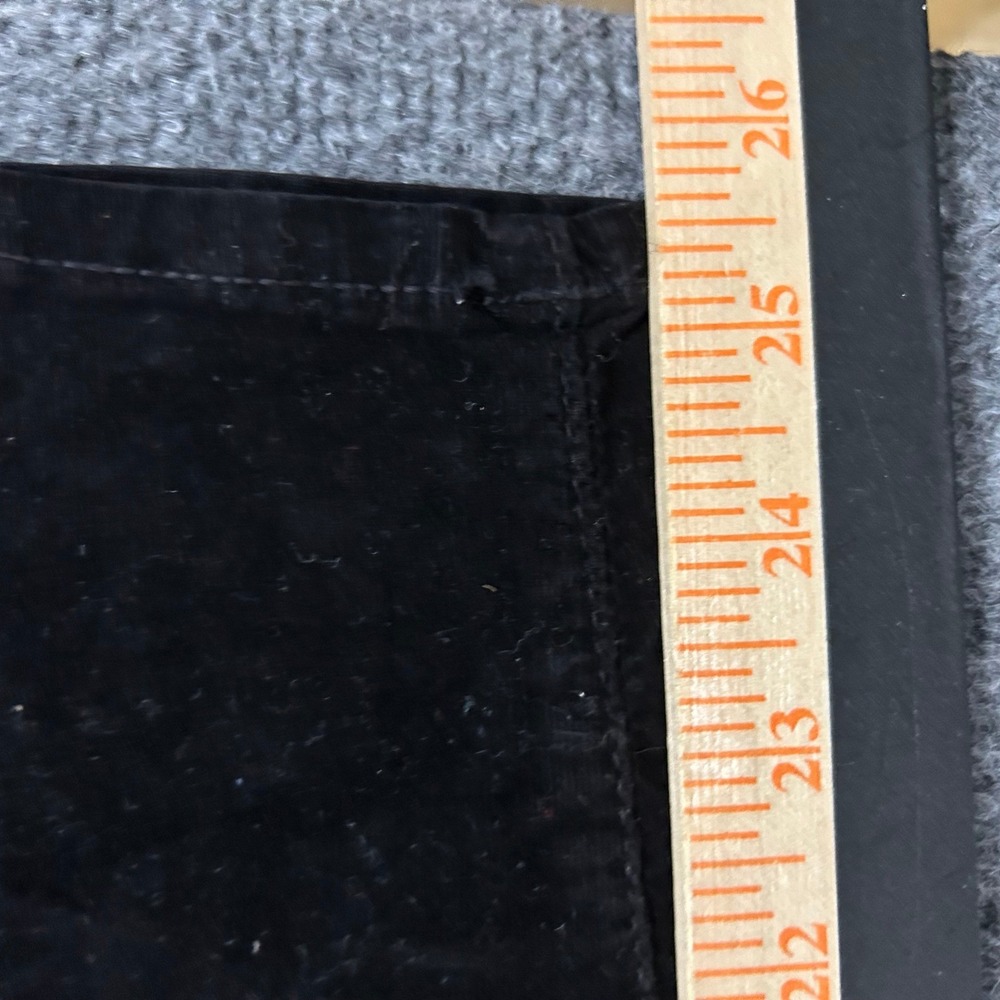 True Religion Pants Womens Size 29 Black Halle Super Skinny Corduroy Stretch Rip - Picture 2 of 10